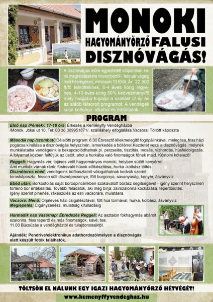 Keményffy Falusi Vendégház - Monok