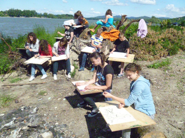Szőnyi István Képzőművészeti Szabadiskola Tábora - Zebegény